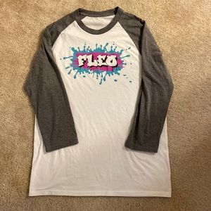 Fleo Miami EXCLUSIVE splatter baseball tee